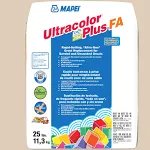 Mapei Ultracolor Plus Fa Rapid Setting Tile Grout 25 lbs Light Almond