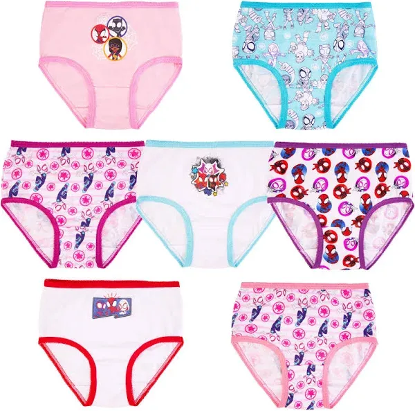 Marvel Girls' Spiderman & Ghost Spider Toddler Panties