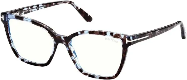 Tom Ford FT5812-B Eyeglasses RX Women Butterfly 53mm New &amp; Authentic