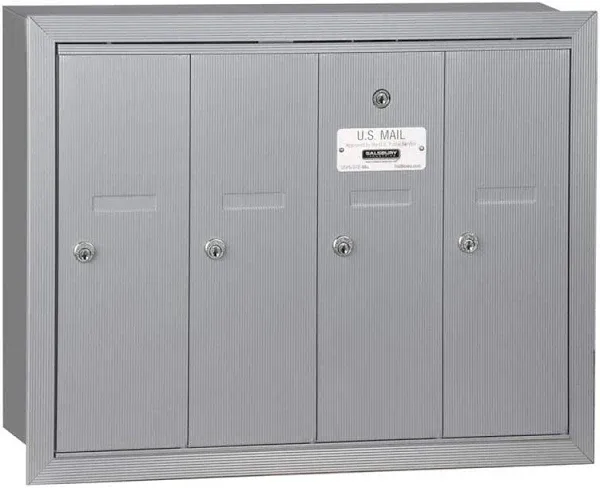 Salsbury Industries Vertical Mailbox 4 Doors