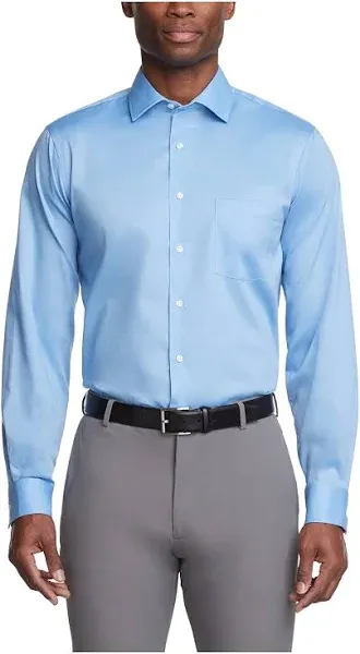 Van Heusen Men's Regular Fit Flex Collar Stretch Dress Shirt