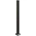 Weatherables Aluminum Railing Post Kit – Aluminum Post Kit for Arlington, Georgetown, and Cornell Railing Kits, Made with Durable Black Textured Powder-Coat Finish (3 in. x 3 in. x 39 in.)