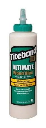 Titebond 3 III Ultimate Wood Glue, 16 oz