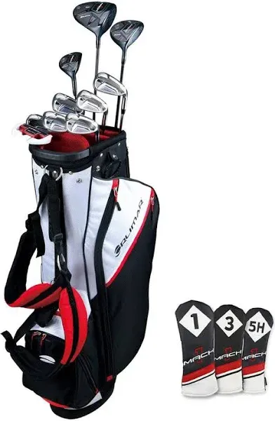 NEW Orlimar Mach 1 Golf Complete Set w/ Driver, Irons, Putter, Bag Choose Length