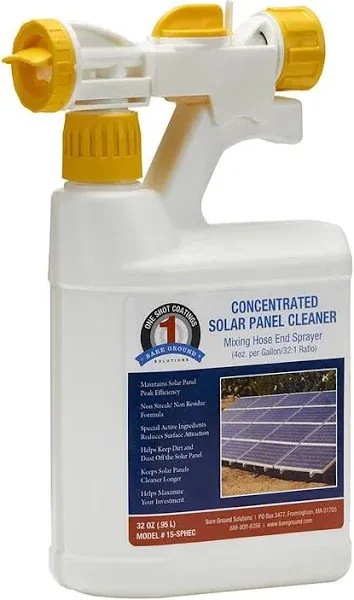 32 Oz. Concentrated Solar Panel Cleaner