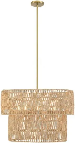 Minka Lavery 5045 Bungalow Heaven 5 Light 26&#034;W Multi Light - Brass