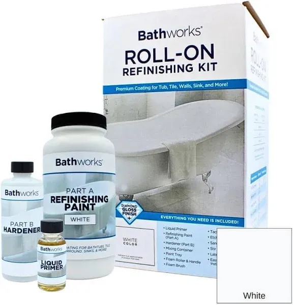 Bathworks DIY Bathtub & Tile Refinishing Kit