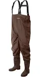 Frogg Toggs Men's Rana PVC Lug Chest Wader - Brown - 12