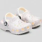 Crocs Toddler Classic Glitter Clog, Patterned, C7