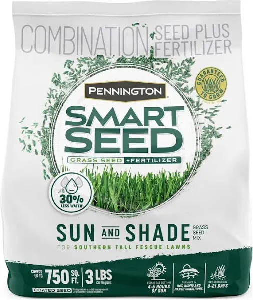 Pennington Smart Seed Sun and Shade Grass Seed