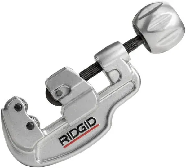 1/4&#034; to 1-3/8&#034; Stainless Steel Tubing Cutter with X-CEL Knob, Silver