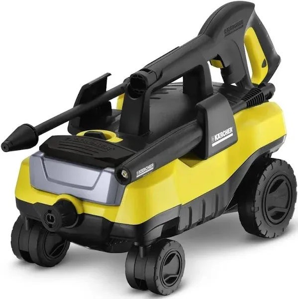 Kärcher - K 3 Follow Me TruPressure Electric Power Pressure Washer - 1800 PSI - 4-Wheeled - With Vario Power & Dirtblaster Spray Wands - 1.3 GPM,Yellow