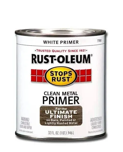 Rust Oleum White Clean Metal Primer