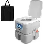 SereneLife Portable Toilet - Outdoor & Travel Toilet, 5.3 gal.