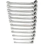 GearWrench 85288 - 12 Piece X-Beam Metric Flex Combination Ratcheting Wrench Set