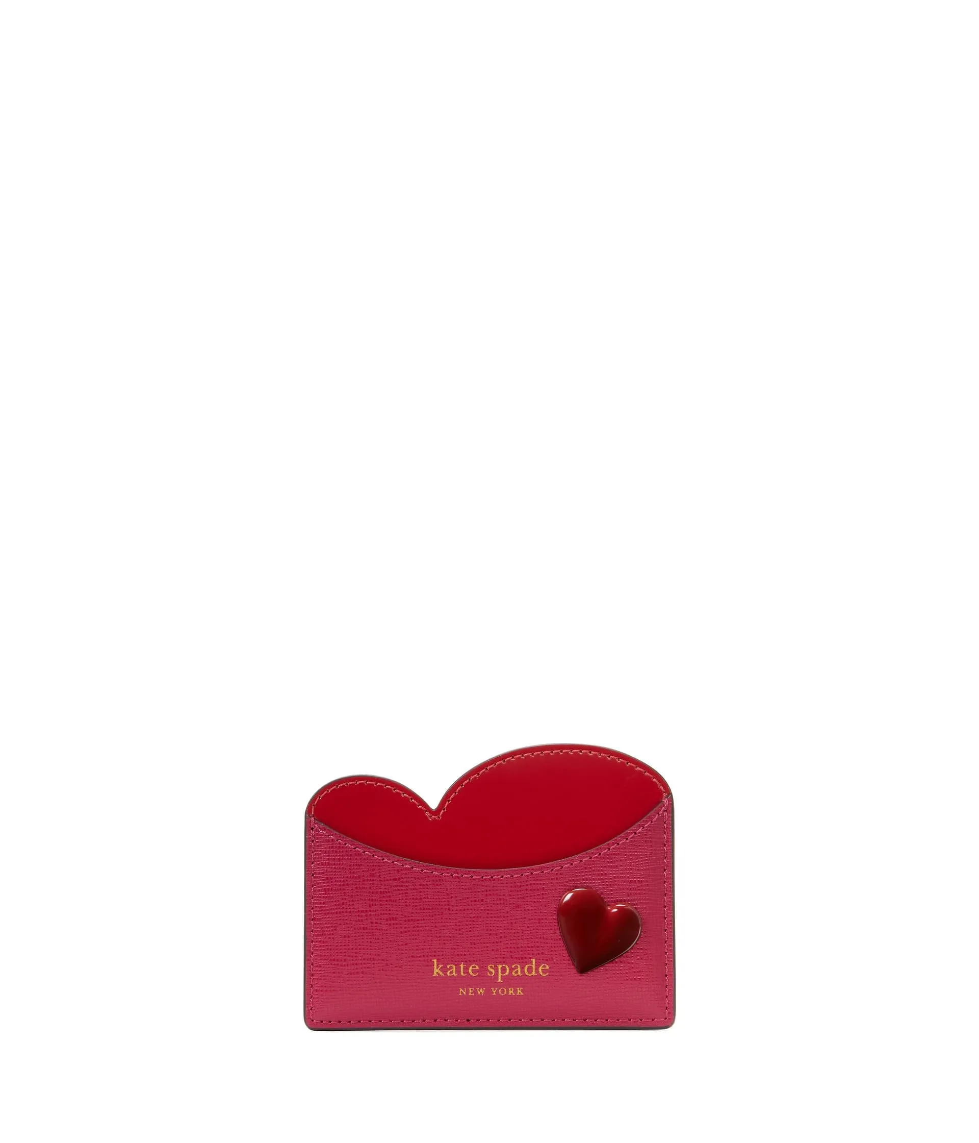 Kate Spade New York Women's Leather Heart Card Holder