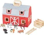 Melissa & Doug Fold & Go Wooden Barn