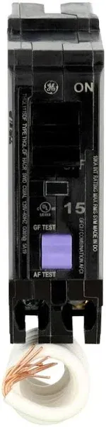 Q-Line 15 Amp Single-Pole Dual Function Arc Fault/GFCI Breaker