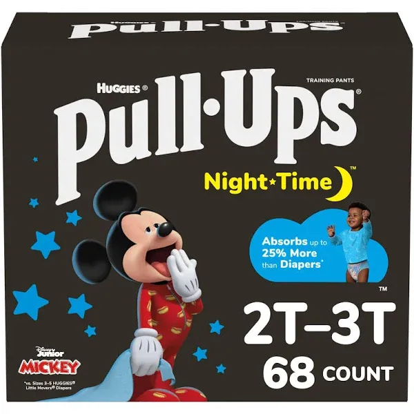 Pull-Ups Training Pants 3t-4t Night Time Disney Pixar