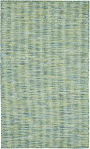 Nourison Positano Blue/Green Area Rug, Size: 6' x 9'