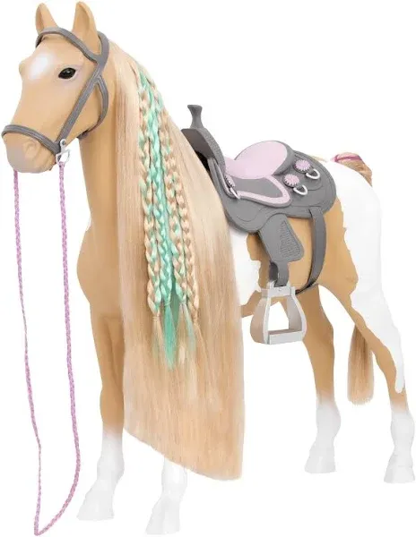 Our Generation From Hair to There Palomino Paint Horse Accessory Set 