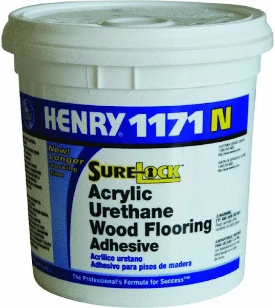 Henry 12235 SureLock Acrylic Urethane Wood Flooring Adhesive