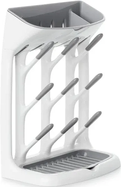 OXO Tot Bottle Brush, Drying Rack Combo Set for Baby Bottles