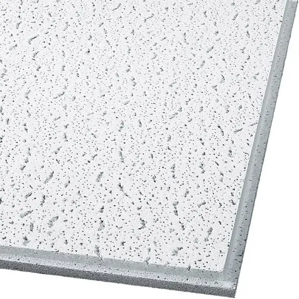 Armstrong World Industries - 3251E - ARMSTRONG Ceiling Tile: 3251E, 24 in x 24 in, Square Tegular, 9/16 in Grid Size, 0.95 NRC, 12 PK