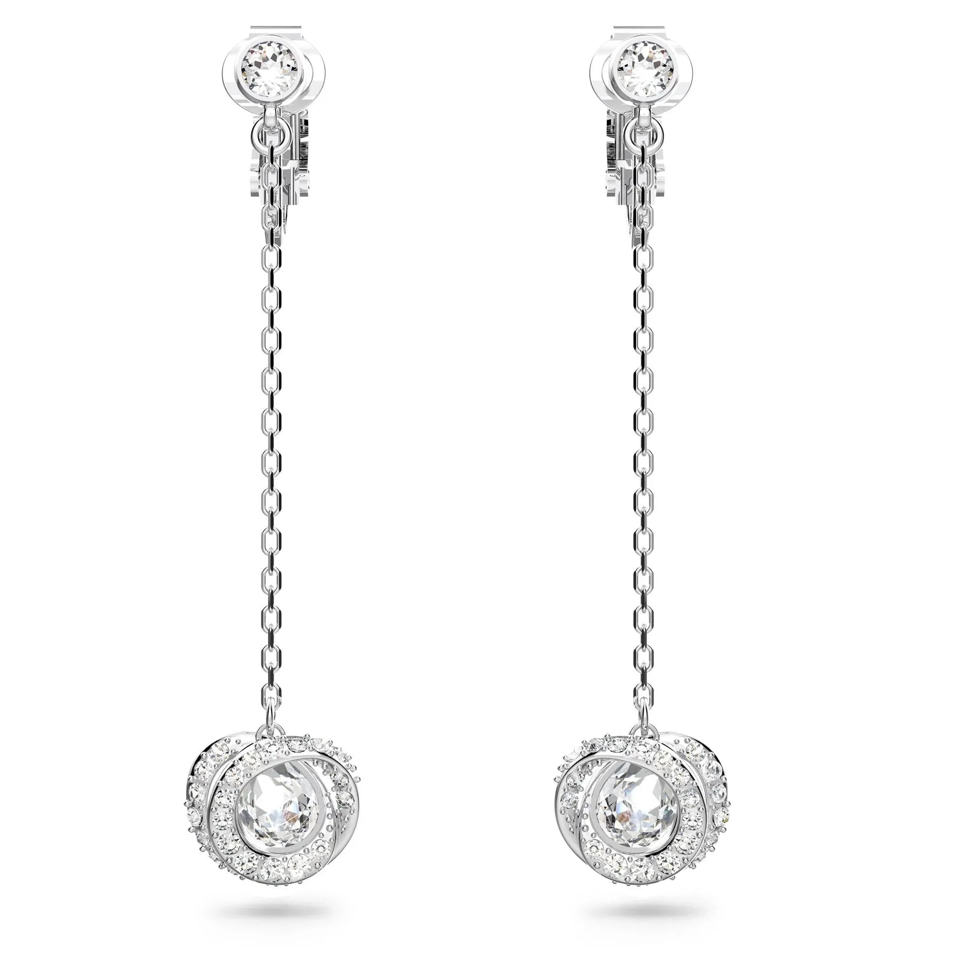 Swarovski Women's Generation Clip Earrings - White