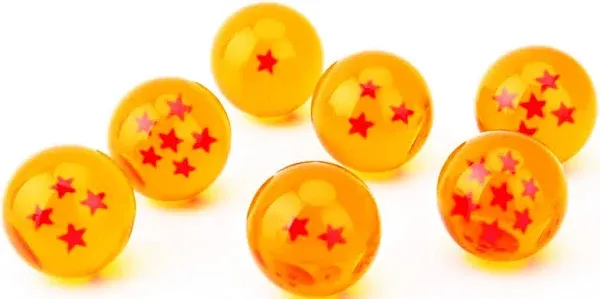 Dragon Crystal Ball Z Dragon Crystal Ball 7 Stars 7 Anime 3.5 cm Dragon Crystal Ball Yellow.