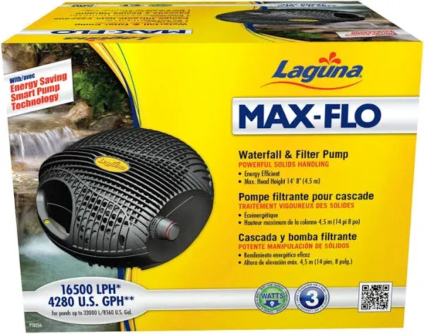 Laguna Max-Flo Waterfall & Filter Pump