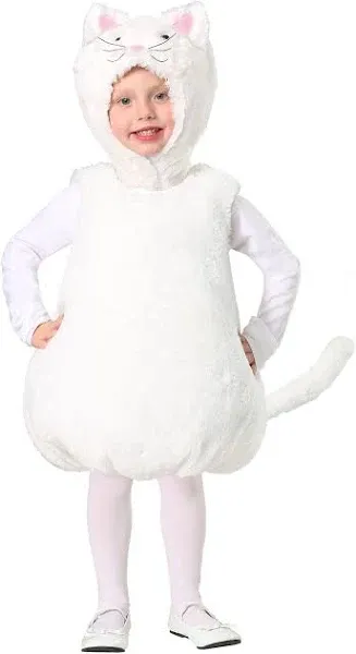 Fun Costumes Toddler Bubble Body White Kitty Costume