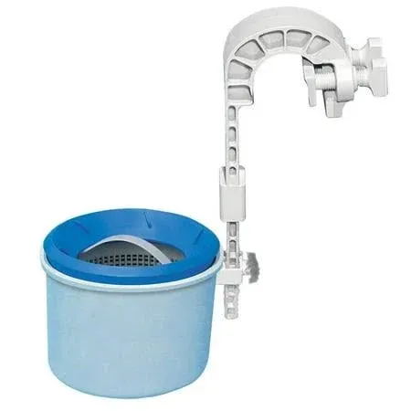 Intex Swimming Pool Deluxe Surface Skimmer Wall Mount Basket Above Ground Debris