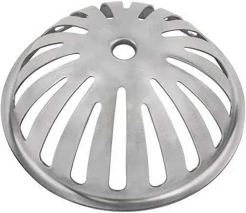 Leyso Type 304 Stainless Steel Heavy Duty Dome Sink Drain Strainer Floor Sink Drain Cover, 16 Gauge, 1.2 mm Thickness, 5-1/2" D x 2” H (Pack of 1)