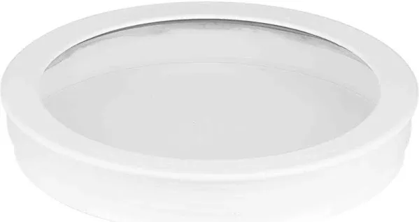 Progress Lighting Cylinder Collection 6" Clear Glass Round Cylinder Lens Cover for P5642 Cylinders Black