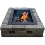 Firebuggz Rectangle Plug N Play Firepit Ring Insert FB01-0005