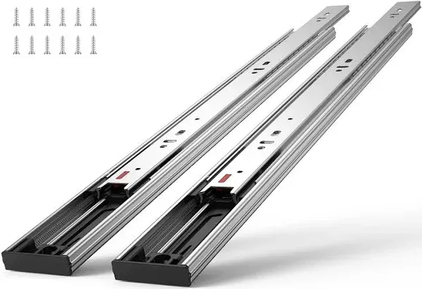 6 Pairs of 20 Inch Drawer Slides Side Mount Rails, Heavy Duty Full Extension Ste