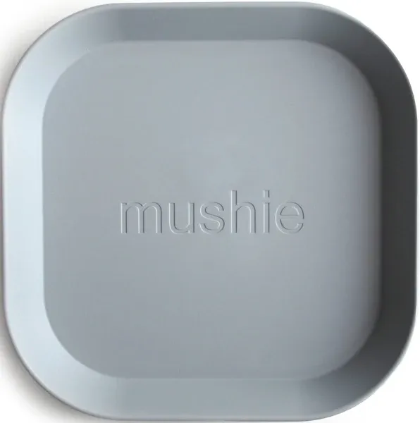 Mushie Square Dinnerware Plates Set of 2