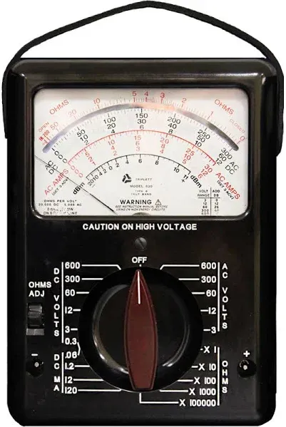 3030 Triplett Model 630 Analog Meter