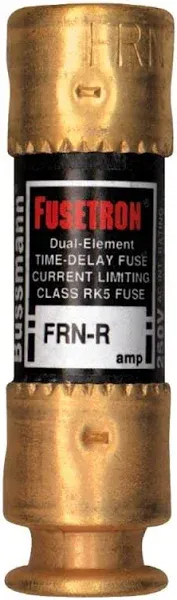 Bussmann FRN-R-40, 40 Amp (40A) 250V Fusetron Dual Element Time-Delay Current Limiting Class RK5 Fuse, UL Listed