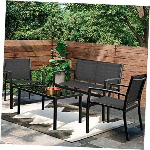 Greesum 4 Pieces Patio Furniture Set