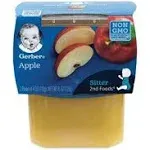 Gerber 2nd Foods Baby Food Applesauce - 8 cups, 4 oz each