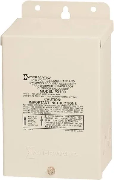 Intermatic PX300 Low Voltage Landscape and Pool Spa Light Transformer New