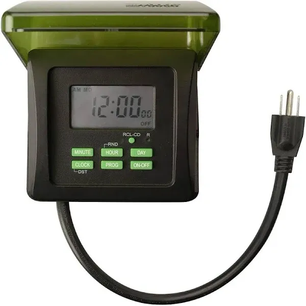 Woods 50014 Outdoor 7-Day Digital Outlet Timer