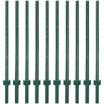 5 Feet Sturdy Duty Metal Fence Post – Garden U Post for Fencing - 10 Pack