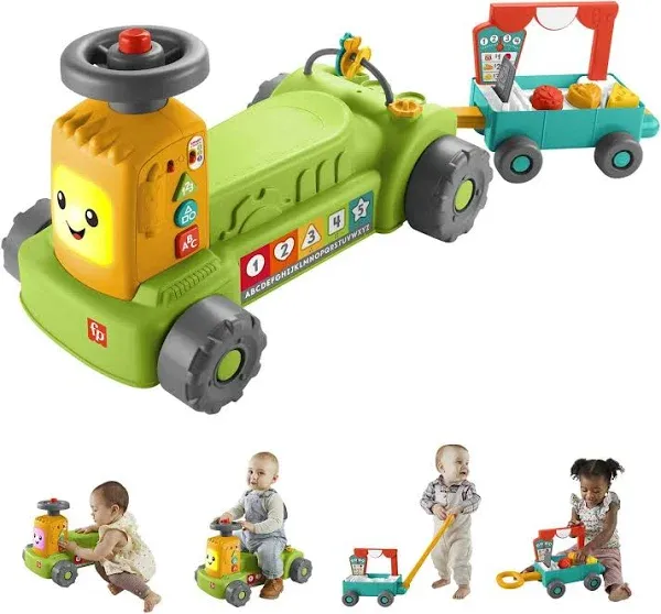 Fisher Price Laugh N Learn 4 in 1 Farm to Market Tractor