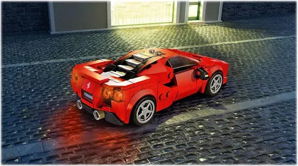 Brick Loot Deluxe LED Lighting Light Kit for Your Lego Speed Champions Ferrari F8 Tributo Set 76895 (Note: The Model is NOT Included)