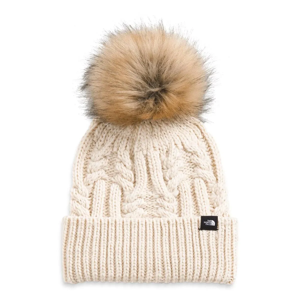 The North Face Kids Oh Mega Fur Pom Beanie Pink Moss