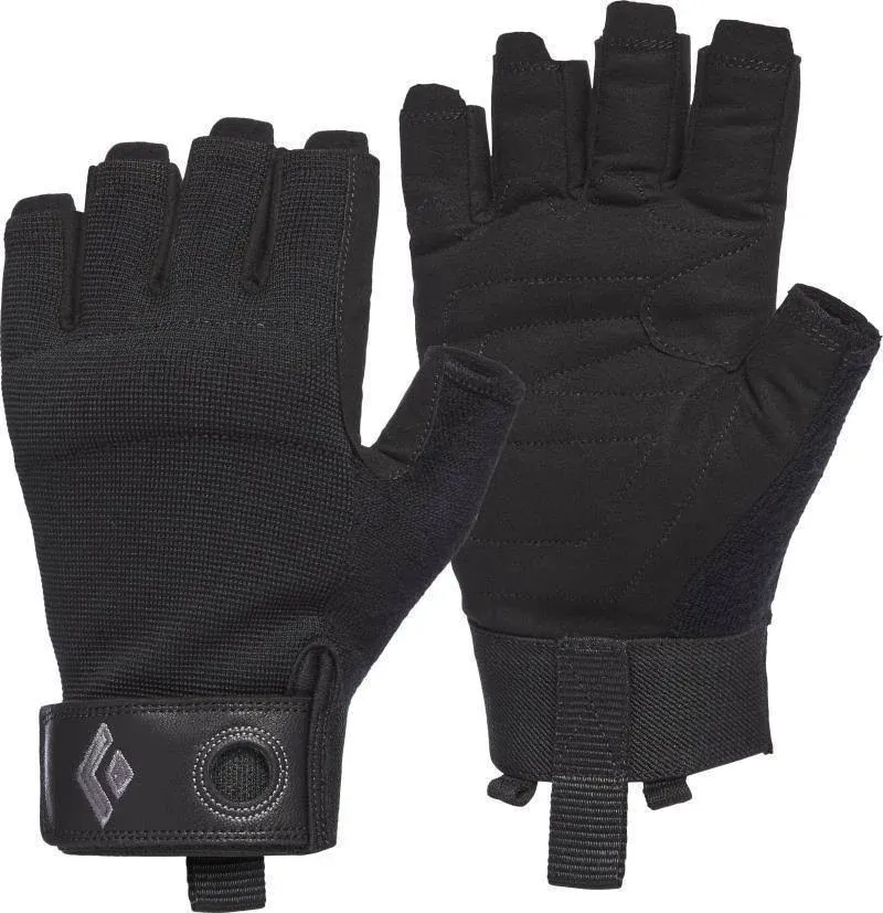 Black Diamond Crag Half-Finger Gloves - Black