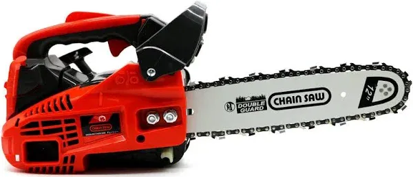 25.4cc Gas Top Handle Chainsaw with 12&#039;&#039; Bar Chain 2-Stroke Engine Cut Tree Wood